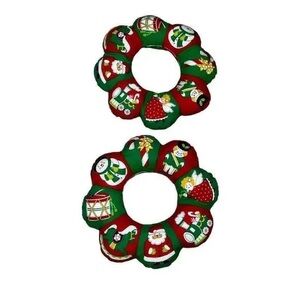 Vintage Festive Holiday Hair Accessories - Red and Green